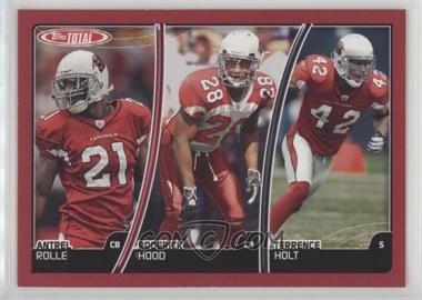 2007 Topps Total - [Base] - Red #182 - Antrel Rolle, Roderick Hood, Terrence Holt