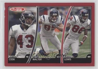 2007 Topps Total - [Base] - Red #214 - Jameel Cook, Kevin Walter, Derrick Lewis