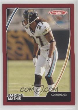 2007 Topps Total - [Base] - Red #391 - Rashean Mathis