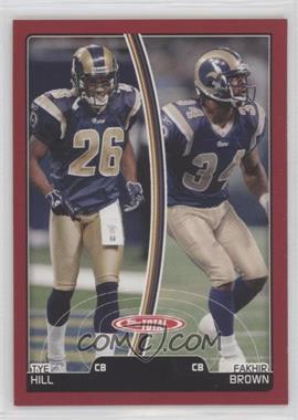 2007 Topps Total - [Base] - Red #429 - Tye Hill, Fakhir Brown