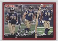 Orlando Pace, Andy McCollum, Alex Barron