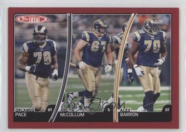 2007 Topps Total - [Base] - Red #87 - Orlando Pace, Andy McCollum, Alex Barron