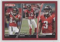 Roddy White, Michael Jenkins, D.J. Shockley