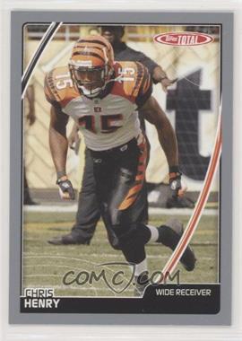 2007 Topps Total - [Base] - Silver #106 - Chris Henry