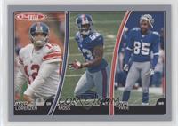 Jared Lorenzen, Sinorice Moss, David Tyree