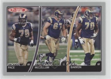 2007 Topps Total - [Base] - Silver #87 - Orlando Pace, Andy McCollum, Alex Barron