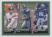 Jared Lorenzen, Sinorice Moss, David Tyree