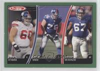 Shaun O'Hara, Chris Snee, Kareem McKenzie