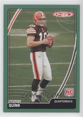 2007 Topps Total - [Base] #442 - Brady Quinn