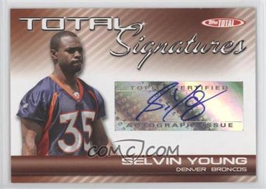 2007 Topps Total - Signatures #TS-SY - Selvin Young
