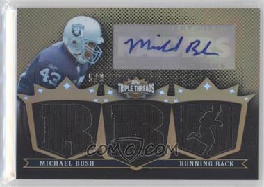 2007 Topps Triple Threads - Autographed Relics - Gold #TTRA12 - Michael Bush /9