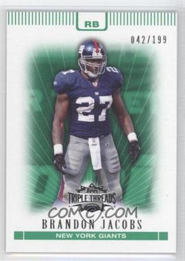 2007 Topps Triple Threads - [Base] - Emerald #43 - Brandon Jacobs /199