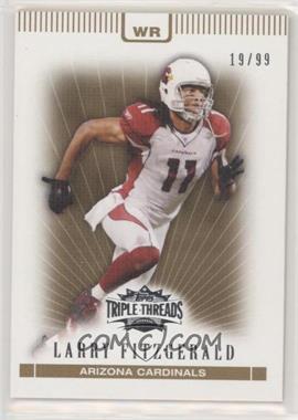 2007 Topps Triple Threads - [Base] - Gold #63 - Larry Fitzgerald /99