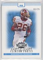 Clinton Portis #/25