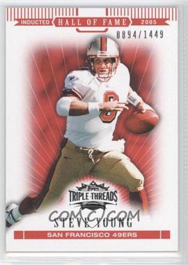 2007 Topps Triple Threads - [Base] #100 - Steve Young /1449