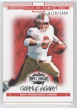 2007 Topps Triple Threads - [Base] #100 - Steve Young /1449