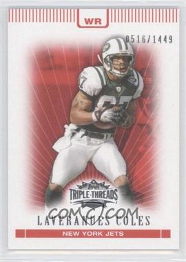 2007 Topps Triple Threads - [Base] #66 - Laveranues Coles /1449