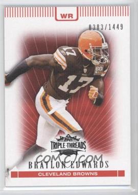 2007 Topps Triple Threads - [Base] #70 - Braylon Edwards /1449