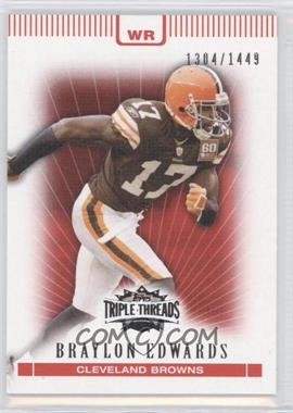 2007 Topps Triple Threads - [Base] #70 - Braylon Edwards /1449