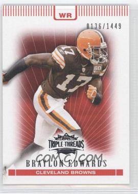 2007 Topps Triple Threads - [Base] #70 - Braylon Edwards /1449