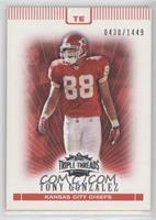 Tony Gonzalez [EX to NM] #/1,449