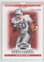 Barry Sanders [EX to NM] #/1,449