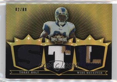 2007 Topps Triple Threads - Relics - Prime Gold #TTPR124 - Torry Holt /9