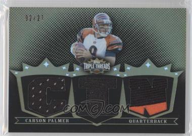 2007 Topps Triple Threads - Relics - Sepia #TTR67 - Carson Palmer /27