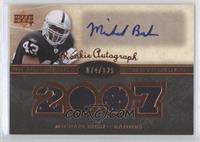 Rookie Autograph Materials - Michael Bush #/125