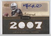 Rookie Autograph Materials - JaMarcus Russell #/175