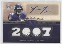 Rookie Autograph Materials - Yamon Figurs #/199