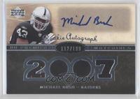 Rookie Autograph Materials - Michael Bush #/199