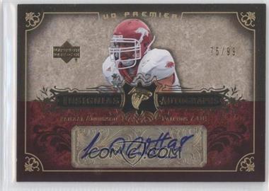 2007 UD Premier - Insignias Autographs #IN-JA - Jamaal Anderson /99