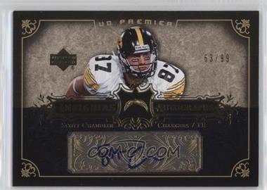 2007 UD Premier - Insignias Autographs #IN-SC - Scott Chandler /99