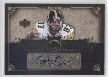 2007 UD Premier - Insignias Autographs #IN-SC - Scott Chandler /99