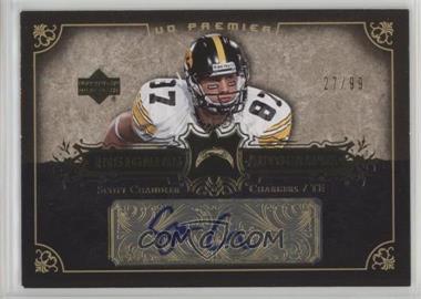 2007 UD Premier - Insignias Autographs #IN-SC - Scott Chandler /99