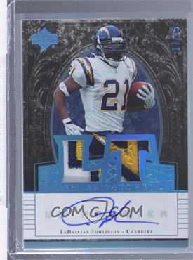 2007 UD Premier - Patches 2 - Platinum Autographs #PP2-LT - LaDainian Tomlinson /25