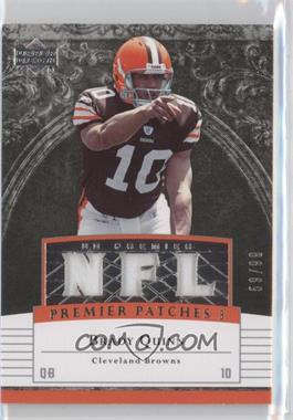 2007 UD Premier - Patches 3 #PP3-BQ - Brady Quinn /99