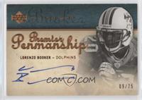 Lorenzo Booker #/75