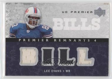 2007 UD Premier - Premier Remnants Quad #PR4-LE - Lee Evans /99