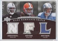 JaMarcus Russell, Brady Quinn, Drew Stanton #/50