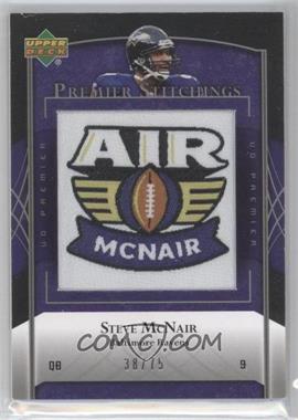 2007 UD Premier - Stitchings - Alternate Logos #PS-81 - Steve McNair /75