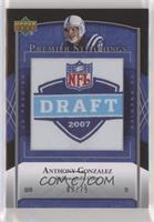 Anthony Gonzalez #/75