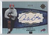 Ultimate Rookie Signatures - Dwayne Wright #/10