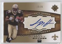 Ultimate Rookie Signatures - Antonio Pittman #/25