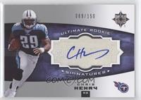 Ultimate Rookie Signatures - Chris Henry #/150