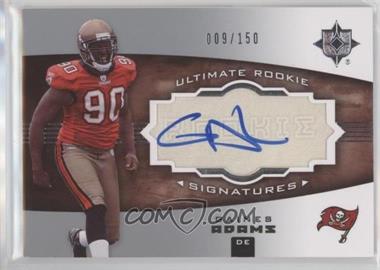 2007 Ultimate Collection - [Base] #117 - Ultimate Rookie Signatures - Gaines Adams /150
