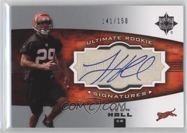 2007 Ultimate Collection - [Base] #123 - Ultimate Rookie Signatures - Leon Hall /150