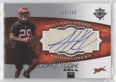 2007 Ultimate Collection - [Base] #123 - Ultimate Rookie Signatures - Leon Hall /150