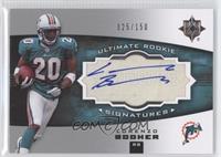 Ultimate Rookie Signatures - Lorenzo Booker #/150